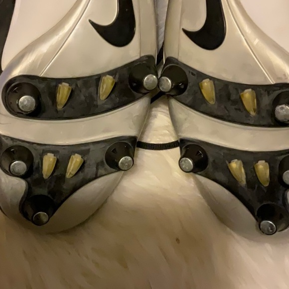Nike Zoom Air Dri Fit Men’s Black and White Football Cleats Size 11.5 - Picture 11 of 14